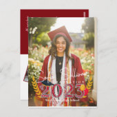 卒業おめでとう高校祝賀ポストカード ポストカード (正面/裏面)