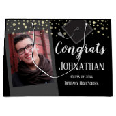 卒業おめでとう1枚 ラージペーパーバッグ (正面)