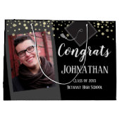 卒業おめでとう1枚 ラージペーパーバッグ (裏面)