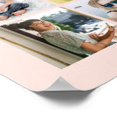 卒業おめでとう23 フォトコラージュ ブラッシュ&ゴールド ポスター (角)