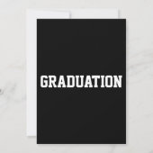 卒業おめでとう!ご卒業記念祝賀会へのご招待です。 招待状 (裏面)