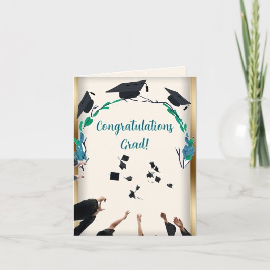 卒業おめでとう カード (正面)