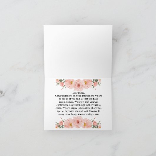 卒業おめでとう カード (内部)