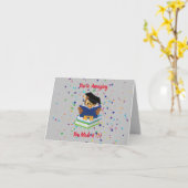 卒業おめでとう カード (黄色い花)