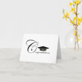 卒業おめでとう カード (黄色い花)