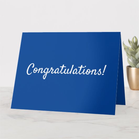 卒業おめでとう カード (小さな植物)