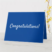 卒業おめでとう カード (黄色い花)