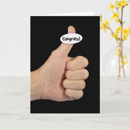 卒業おめでとう カード (黄色い花)