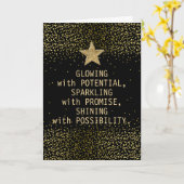 卒業おめでとう カード (黄色い花)