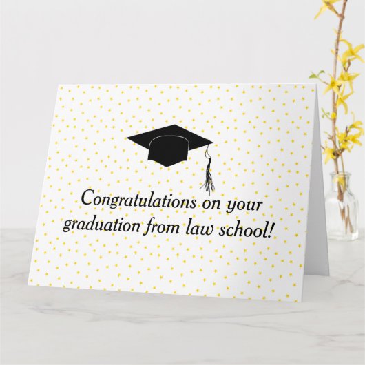 卒業おめでとう カード (黄色い花)