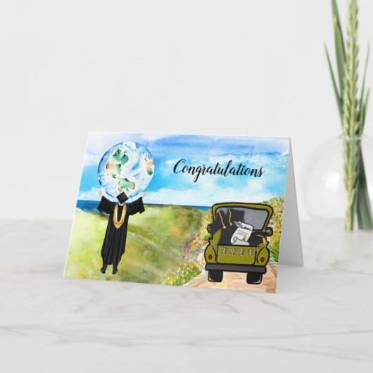 卒業おめでとう カード (正面)