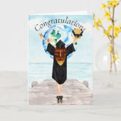 卒業おめでとう カード (黄色い花)