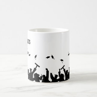 卒業おめでとう シンプルなオリジナルマグカップ コーヒーマグカップ