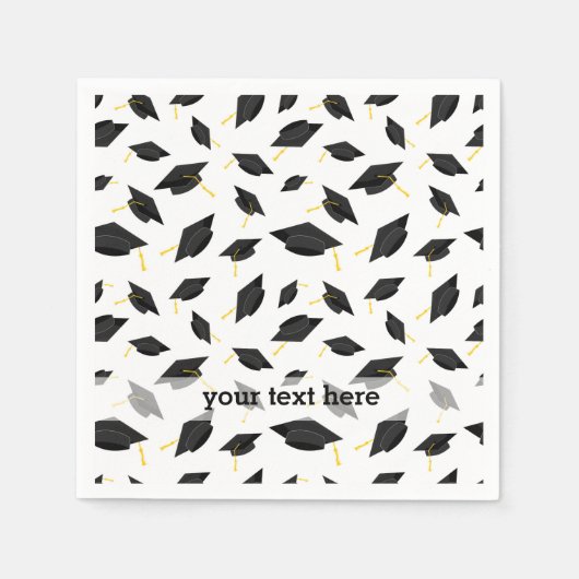 卒業おめでとう スタンダードカクテルナプキン (正面)