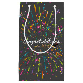 卒業おめでとう スモールペーパーバッグ