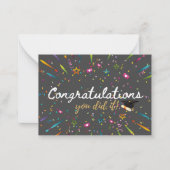 卒業おめでとう ノートカード (正面)