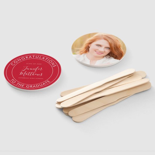 卒業おめでとう ハンドファン (組立なし)