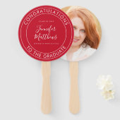 卒業おめでとう ハンドファン (正面&裏面)