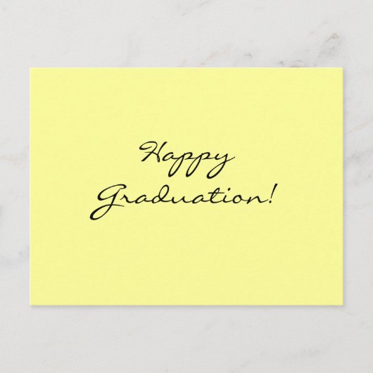 卒業おめでとう ポストカード (正面)