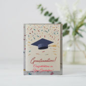 卒業おめでとう ポストカード (スタンド正面)