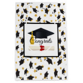 卒業おめでとう ミディアムペーパーバッグ (正面)