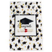 卒業おめでとう ミディアムペーパーバッグ (裏面)