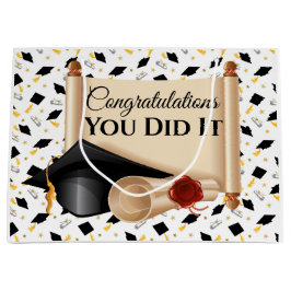 卒業おめでとう ラージペーパーバッグ