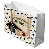 卒業おめでとう ラージペーパーバッグ (裏面アングル)