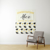 卒業おめでとう、卒業生（[名前]） タペストリー (インサイチュ)