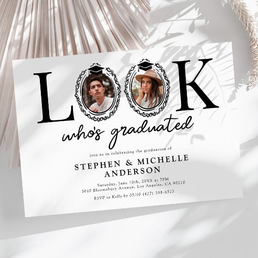 卒業おめでとう!合同卒業パーティーだよ 招待状