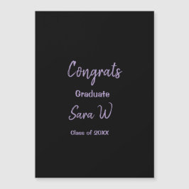 卒業おめでとう、〇年〇校の皆さん マグネット招待状