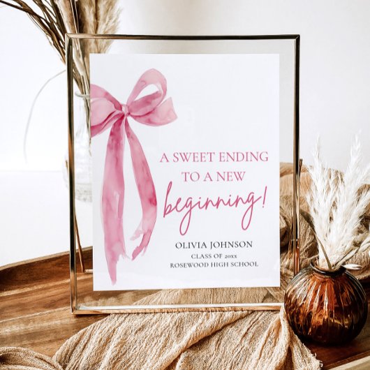 卒業おめでとう　新しいスタートの甘い終わり ポスター