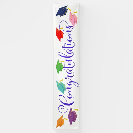 卒業おめでとう 横断幕 (縦)