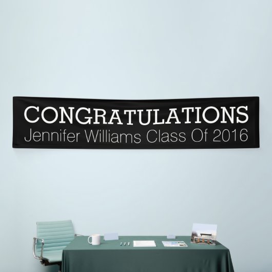 卒業おめでとう 横断幕 (トレードショー)