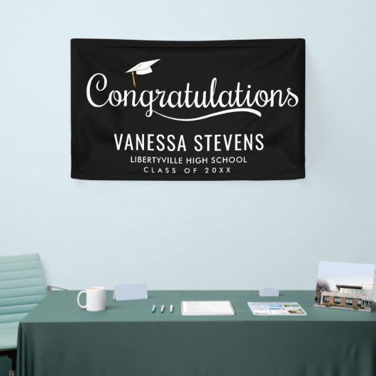卒業おめでとう 横断幕 (トレードショー)