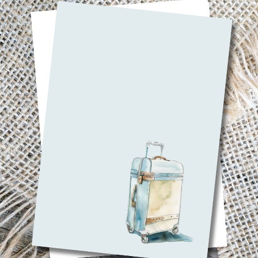 卒業おめでとう！水彩画の旅立ちパーティー 招待状