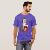 卒業おめでとう!輝かしい旅立ちを祝うグッズ Tシャツ (正面フル)