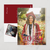 卒業おめでとう！高校卒業お祝いポストカード ポストカード (正面/裏面)