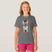 卒業おめでとう 2026 かわいい犬 Tシャツ (正面フル)