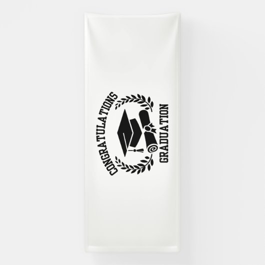 卒業おめでとう 4x10 ヴィニール バナー 横断幕 (縦)