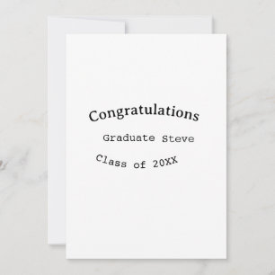 卒業おめでとう graduate name 20XX年度卒 招待状