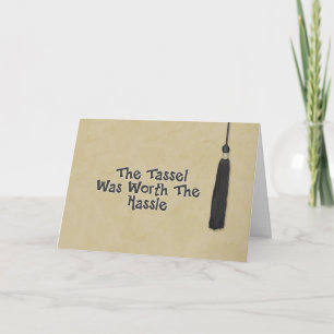 卒業おめでとう – Tassel カード