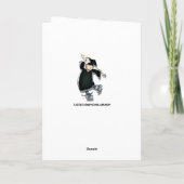 卒業おもしろいおめでとうカード カード (裏面)