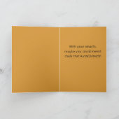 卒業おもしろいおめでとう カード (内部)