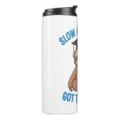 卒業おもしろいの怠け タンブラー (回転左)