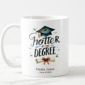 卒業おもしろいは何も理解しパーソナライズされたない コーヒーマグカップ