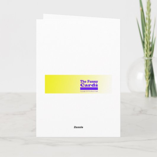 卒業おもしろいカード – おめでとう カード (裏面)