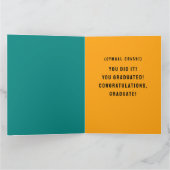 卒業おもしろいカード カード (内部)