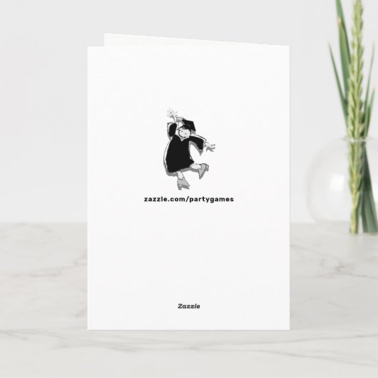 卒業おもしろいカード カード (裏面)