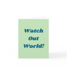 卒業おもしろいカード – 緑